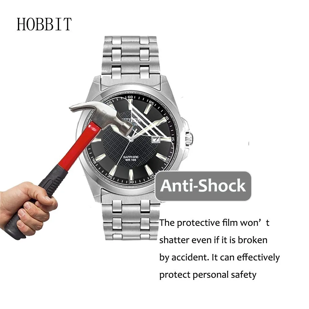 Защитная пленка для часов Citizen BM7100/BM6060/BM8434/BM6010/BM6929/BM8475 Мужская Eco Drive и ЖК экрана 3
