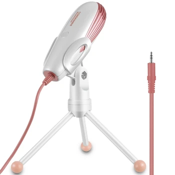 

Condenser Microphone SF-500 Omnidirectional With Foldable for Camgirl Web-Cast Live Broadcast Tripod Holder Microphones