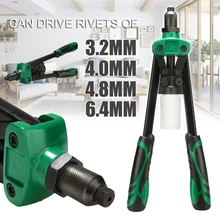 1" заклепочный пистолет ручной клепальный пистолет комплект тяжелой ручной инсер гайка инструмент ручной оправки бытовые ремонтные инструменты