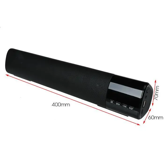 

Big Power 10W HIFI Portable Wireless Bluetooth Speaker Stereo Soundbar TF FM USB Subwoofer Column for Computer TV Phone