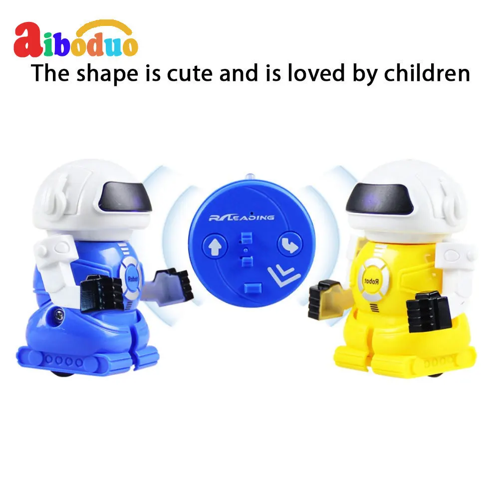 

Aiboduo Intelligent Robot Remote-controlled Pocket Robot Toys Mini Action Puzzle Canned Robot Toys Smart for Kids