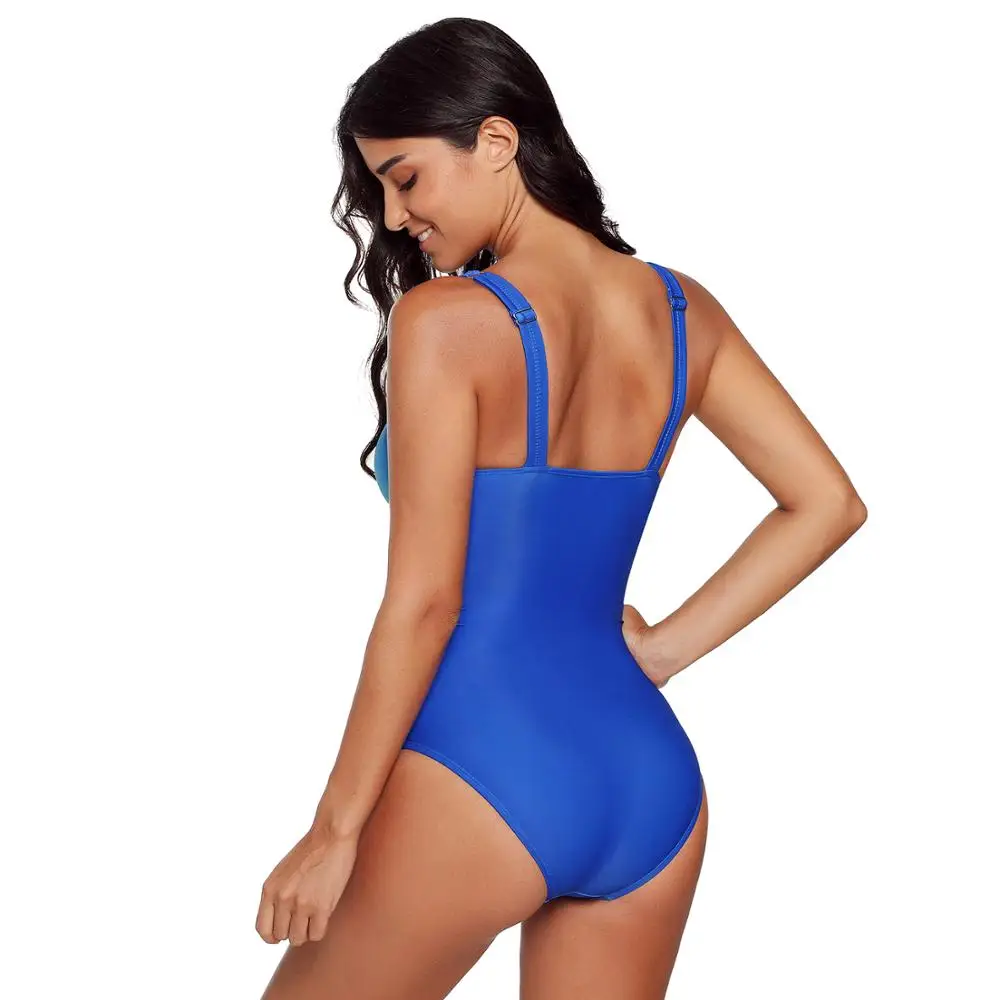 LORDLDS 2019 сексуальный синий Омбре Maillot Женское боди с завязками краситель