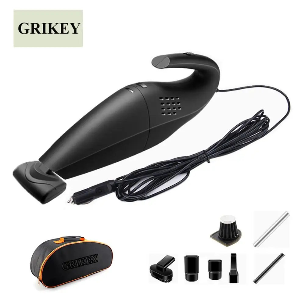 

4000Pa HandHeld Car Vacuum Cleaner Strong Power Auto Household Dry Wet Vaccum Cleaner Extended Stainless Nozzle