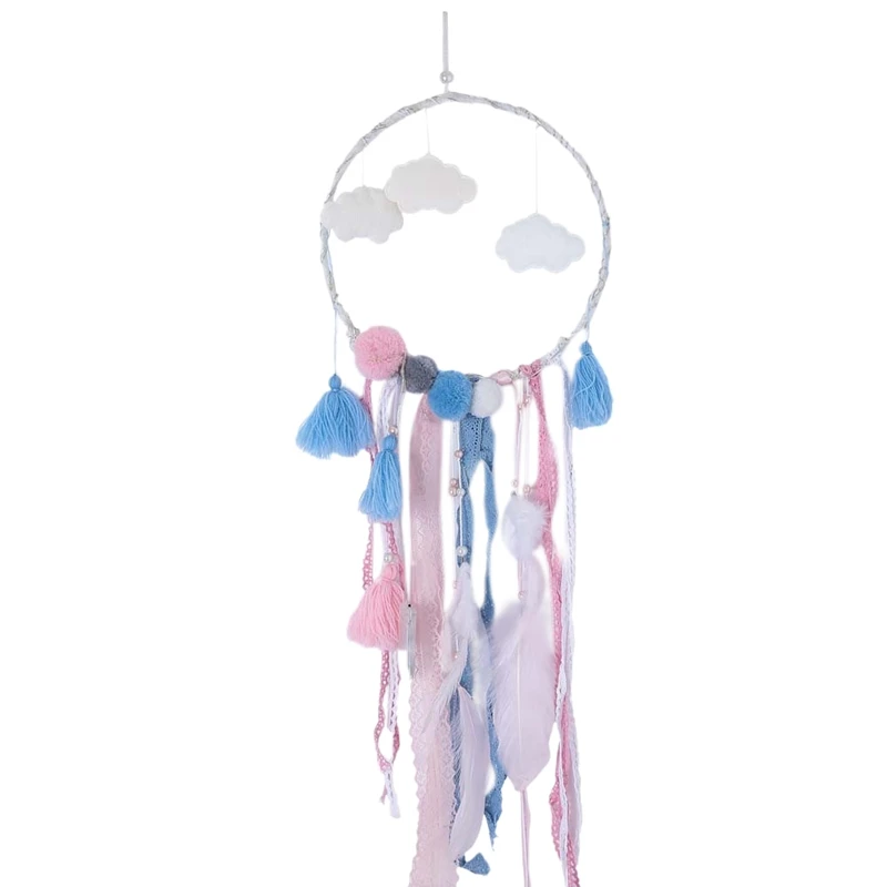 

Led Dream Catcher Cloud Feather Dreamcatcher Girl Birthday Gift Baby Room Decor Wall Hangings Nordic Baby Room Decor Wind Chim