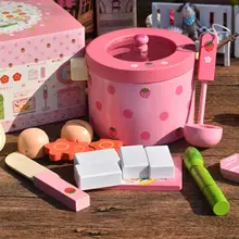 Горячий горшок для овощной рассады деревянный детский игровой домик игрушка игровой домик