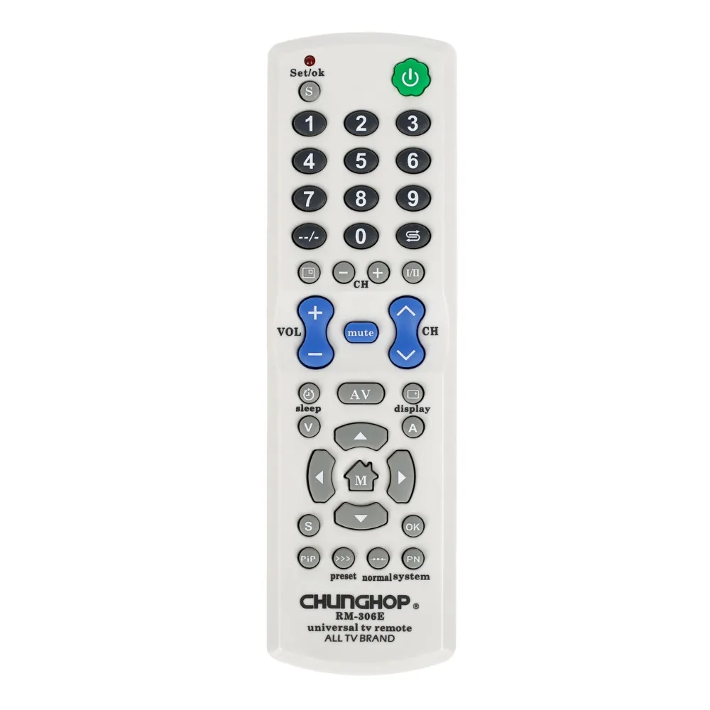 CHUNGHOP Universal Remote Control untuk Chunghop Rm 306E Tv Controller