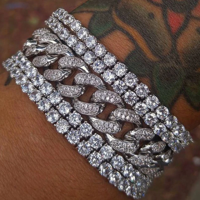 

Classic Bracelet Unisex Rhinestone Exquisite Bracelets Valentine's Day Gift Jewelry
