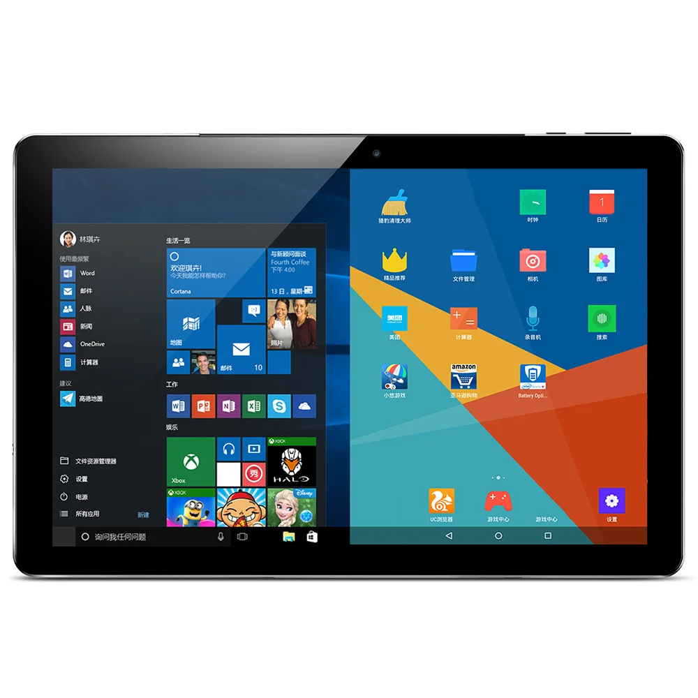 

Onda OBook 20 Plus Tablet PC 10.1 Inch Windows 10 + Android 5.1 Intel Z8350 Quad Core 1.44GHz 4GB 64GB Tablets HDMI G-Sensor