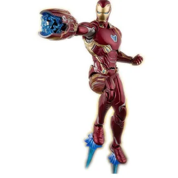 

MK50 Iron Man MK50 PVC Marvel Avengers Infinity War Action Figure Iron Man Mark 50 Collectible Model Toy