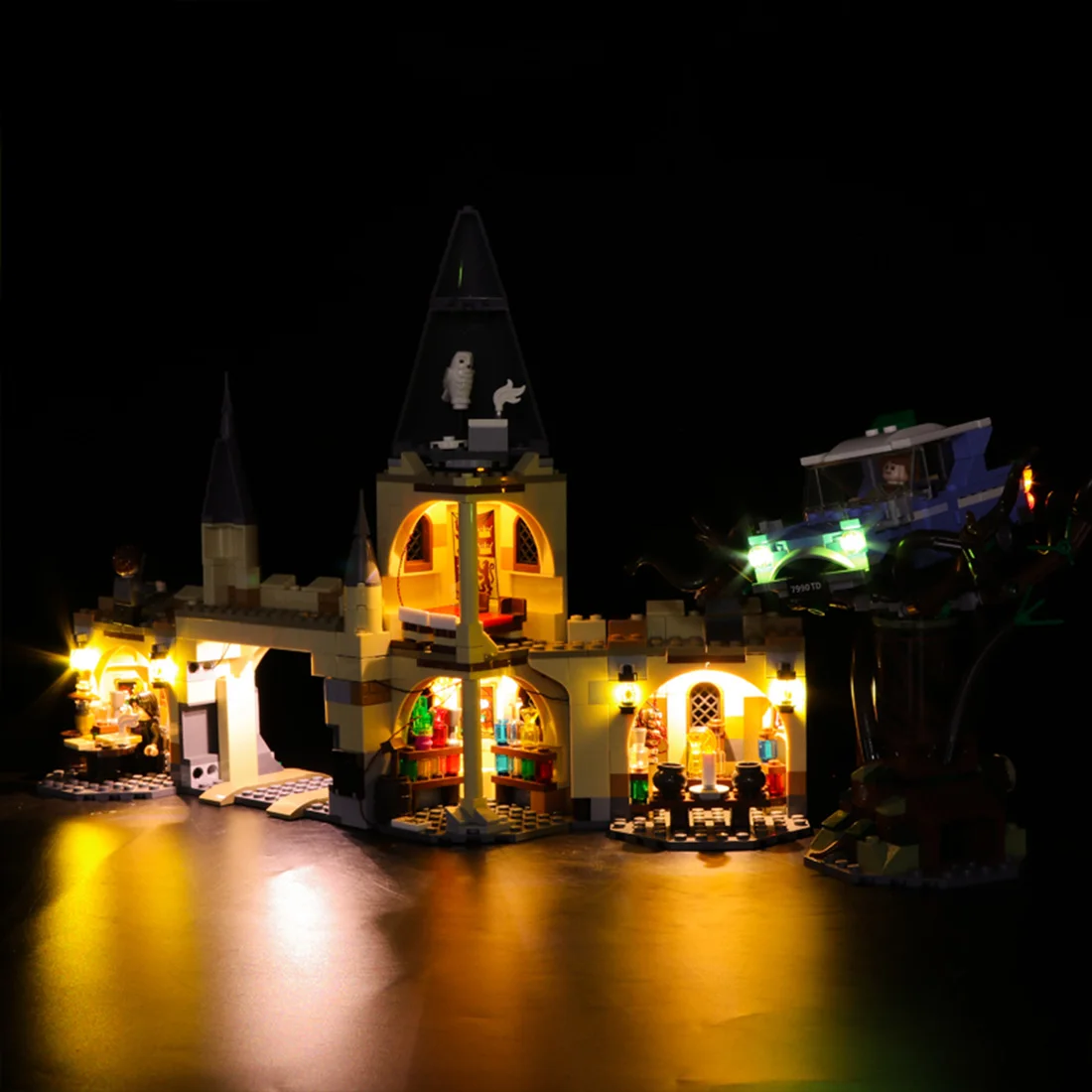 

Vonado USB LED Light Building Block Accessory DIY Kit for Le go 75953 The Gates of Hogwarts and Whomping Willow (only light)