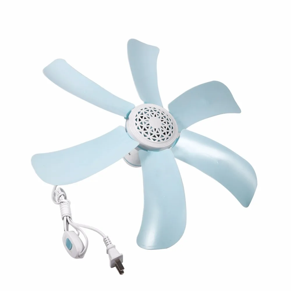 

Hot 220V 8W Mini Energy-saving Electric Anti-mosquito Ceiling Fan Mini Fans Air Conditioner Cooler for Dormitory Summer 6 Blades