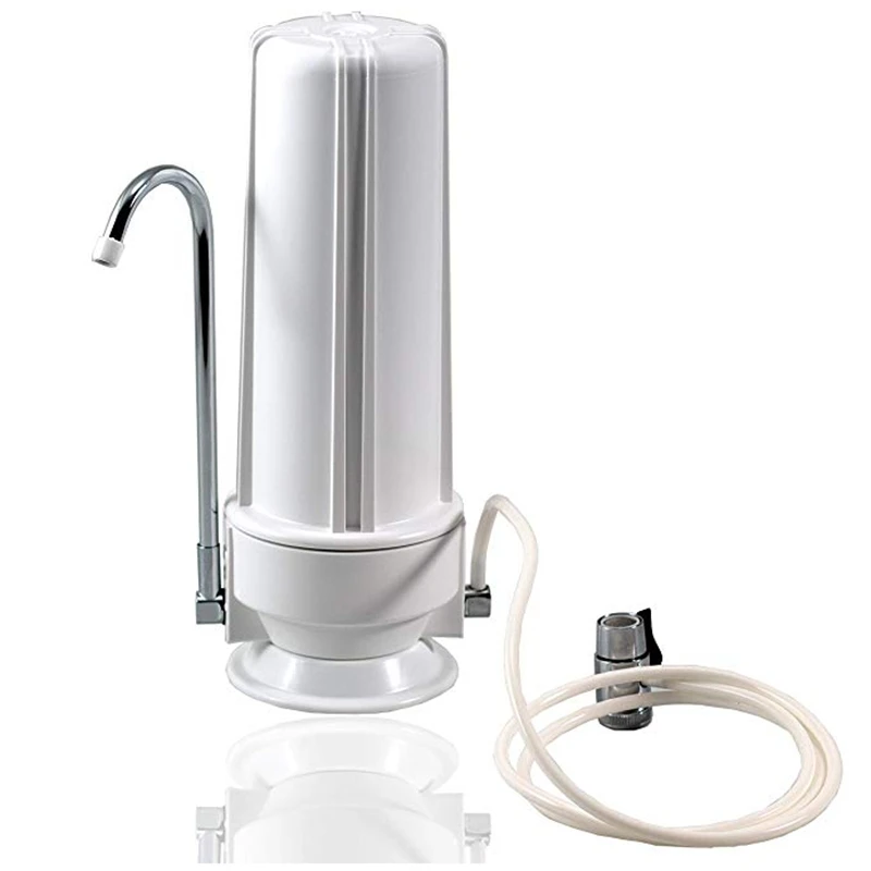 

Premium Countertop Water Filtration System – Easy To Use Portable Faucet Mounted Filter Transforms Tap Water Into Drinking Wat