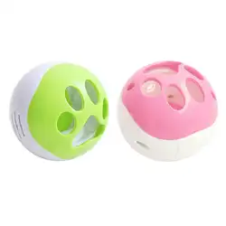 Зоотоваров интерактивные шарик для котов два Цвет Сращивание светодиодный вокальный флэш-мяч с колокольчиком для домашних животных Кошка