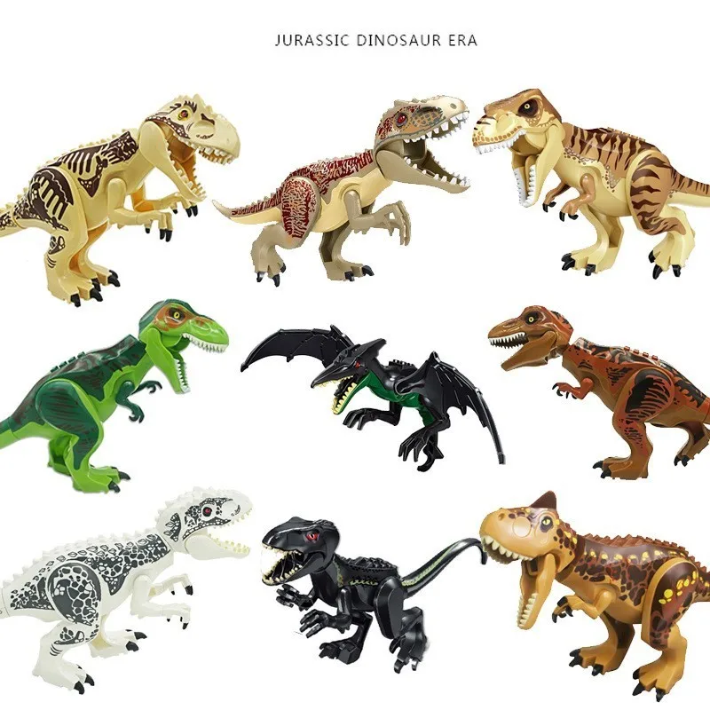 Legoings динозавр Юрского периода мир 3 фигурки тираннозавр рекс indominius I Rex