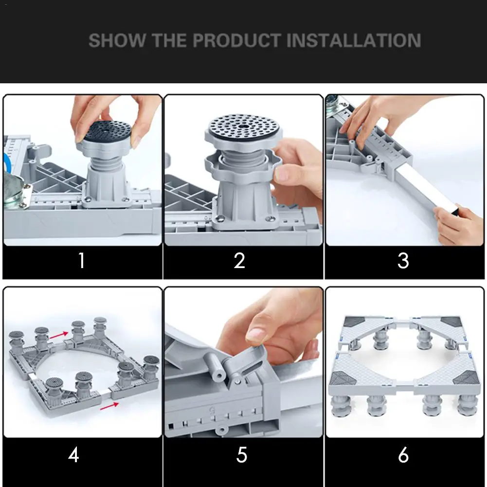 Ходовая Скоба для холодильника, подставка для ног, регулируемая подставка для стиральной машины, аксессуары для ног, бытовая техника, запасные части
