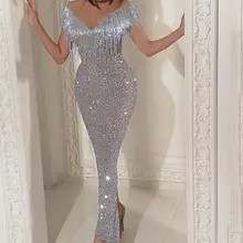 Сексуальное вечернее платье для женщин, шикарные платья для девушек, модное сексуальное облегающее платье с глубоким v-образным вырезом, облегающее платье с коротким рукавом