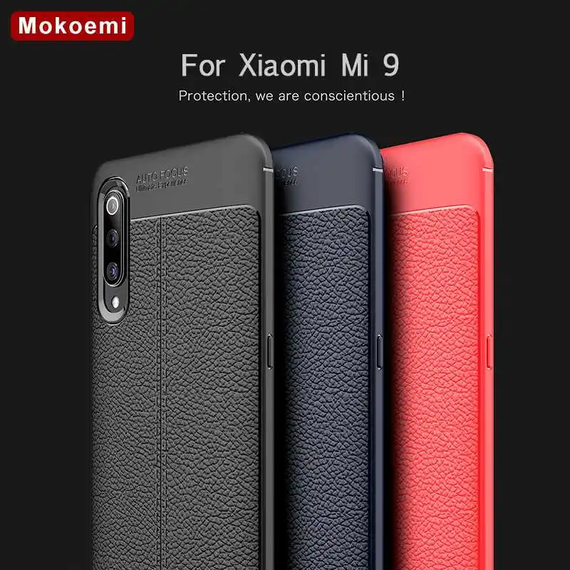 

Mokoemi Fashion Lichee Pattern Shock Proof Soft 6.39"For Xiaomi Mi 9 Case For Xiaomi Mi 9 SE Cell Phone Case Cover