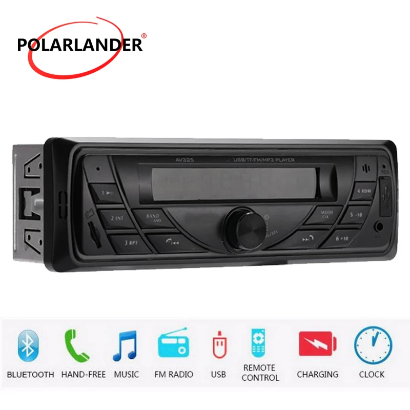 Авто Bluetooth музыка и функции вызова AUX аудио интерфейс MP3 плеер стерео 1 din