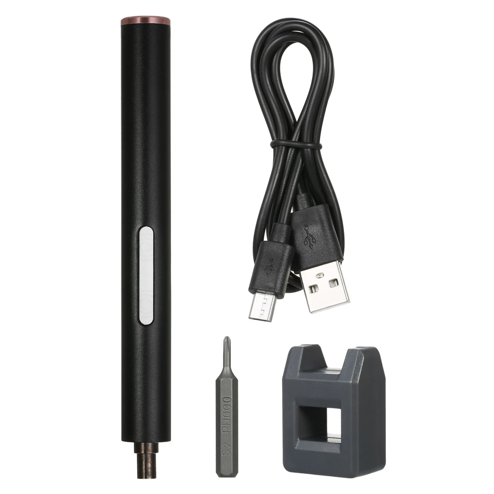 

Mini Electric Power Cordless Precision Screwdriver Rechargeable Portable DC3.6V Lightweight Dual Power Electrical Screw Driver