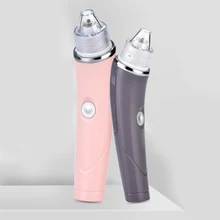 Электрический прибор для удаления черных точек на батарейках, очиститель пор для лица, микрокристаллическое всасывание, инструмент для красоты, инструмент для ухода за лицом