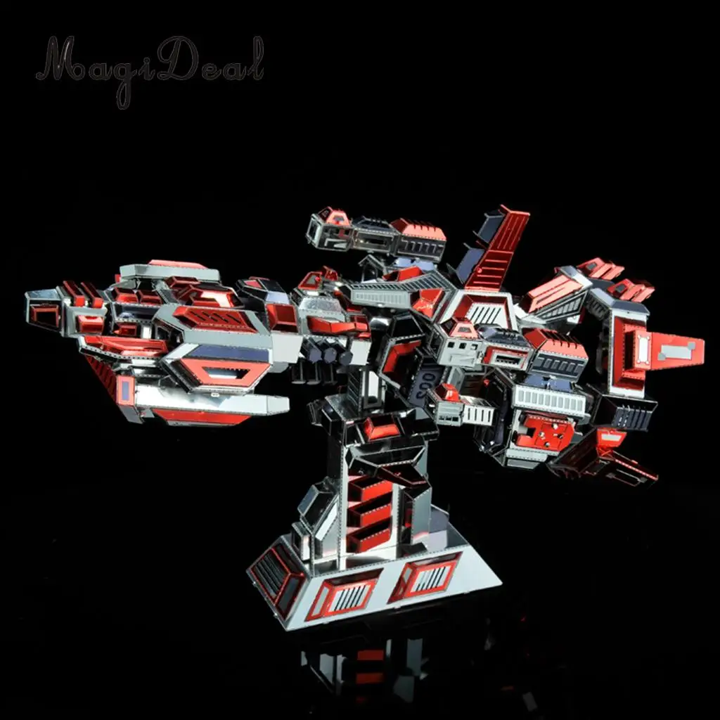 

DIY 3D Metal Puzzle Assemble Model Kits - Spaceship Battleship Science Model Jigsaw Building Toys Educational Gift
