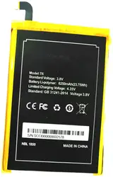 Выстрочка 6250 mAh T6 Аккумулятор Для DOOGEE T6 DOOGEE T6 Pro сотовый телефон