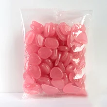 100 шт светящиеся гальки каменный аквариум с рыбками украшения сада сверкающий в темноте США