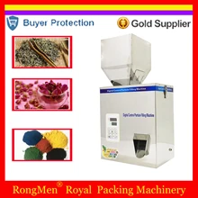 500 Модель весы, травы наполнения и взвешивания машина чай лист зерна, медицина, семена, соль риса упаковочная машина большие частицы наполнитель