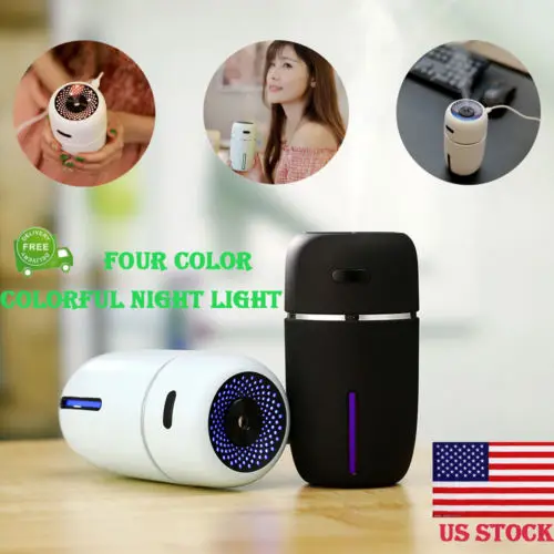

US Home LED Night Light USB Humidifier Purifier Atomizer Air Diffuser Innovation Automation Modules