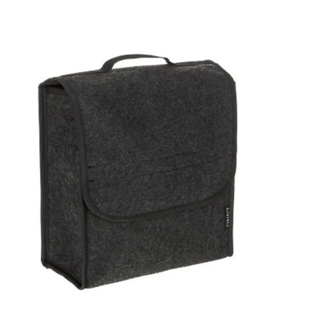 

Auto Soft Felt Car Trunk Organizer General Tidying Small, Large Gray Storage Solid Main Pocket Square Bag