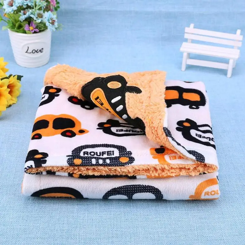 

Cartoon Breathable Newborn Baby Blanket Air Conditioning Quilt Swaddle Wrap D4