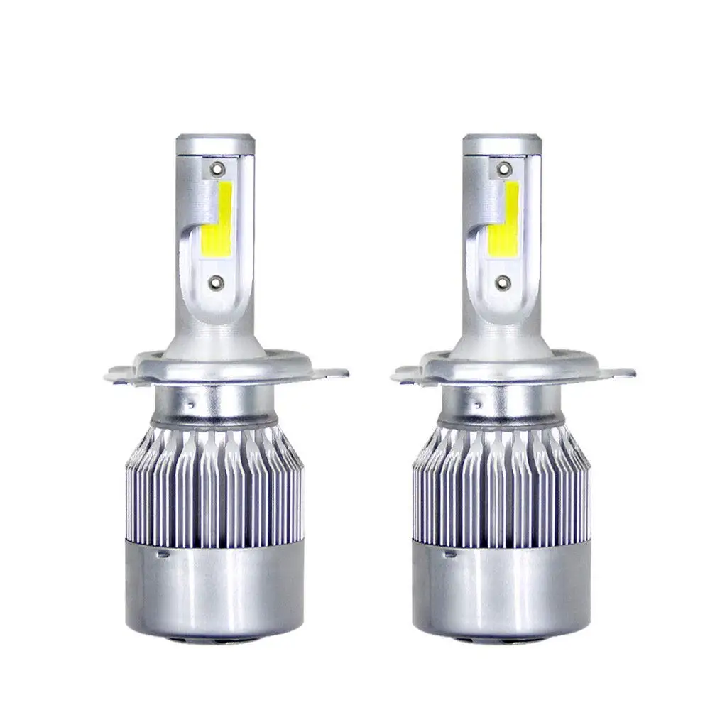 6000K White HID DOT H7 LED Headlight Bulb Conversion Kit High Low Beam Fog Lamp