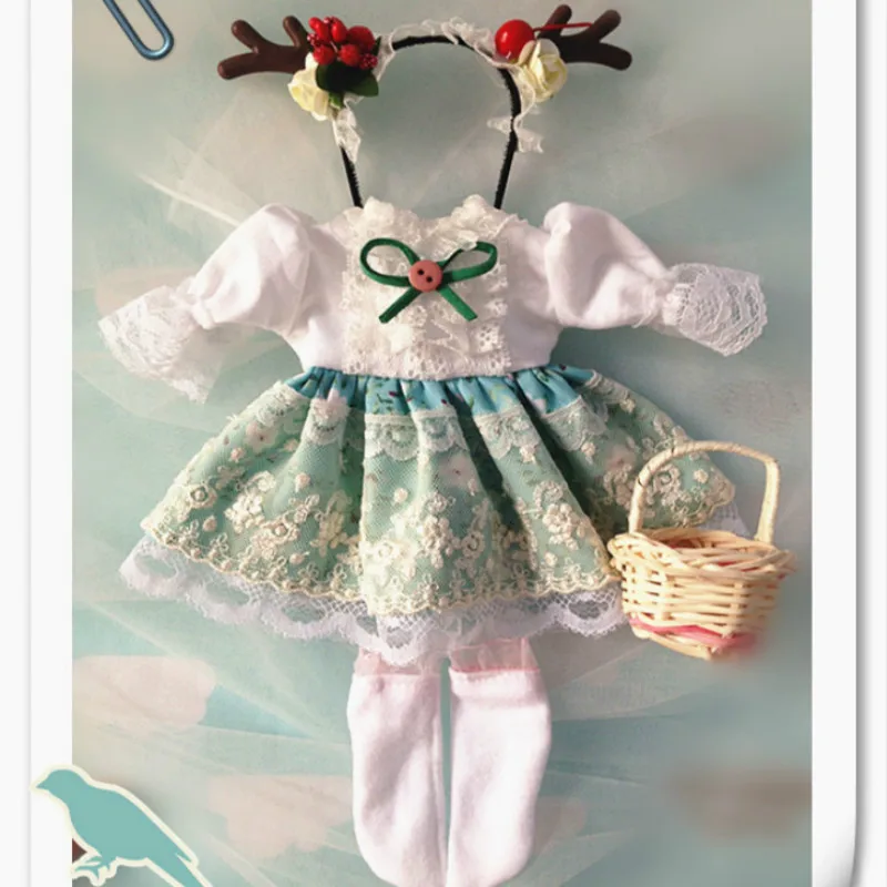 BJD Кукла Одежда платье комплект наряд для куклы 1/6 1/4 blyth yosd одежда|doll clothes|bjd doll