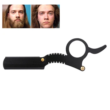 

Professional Zinc Alloy Straight Edge Barber Razor with Easy Blades Replacement Mechanism