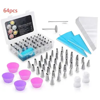 

64Pcs/Set Cake Decorating Mouth Set Baking Tools