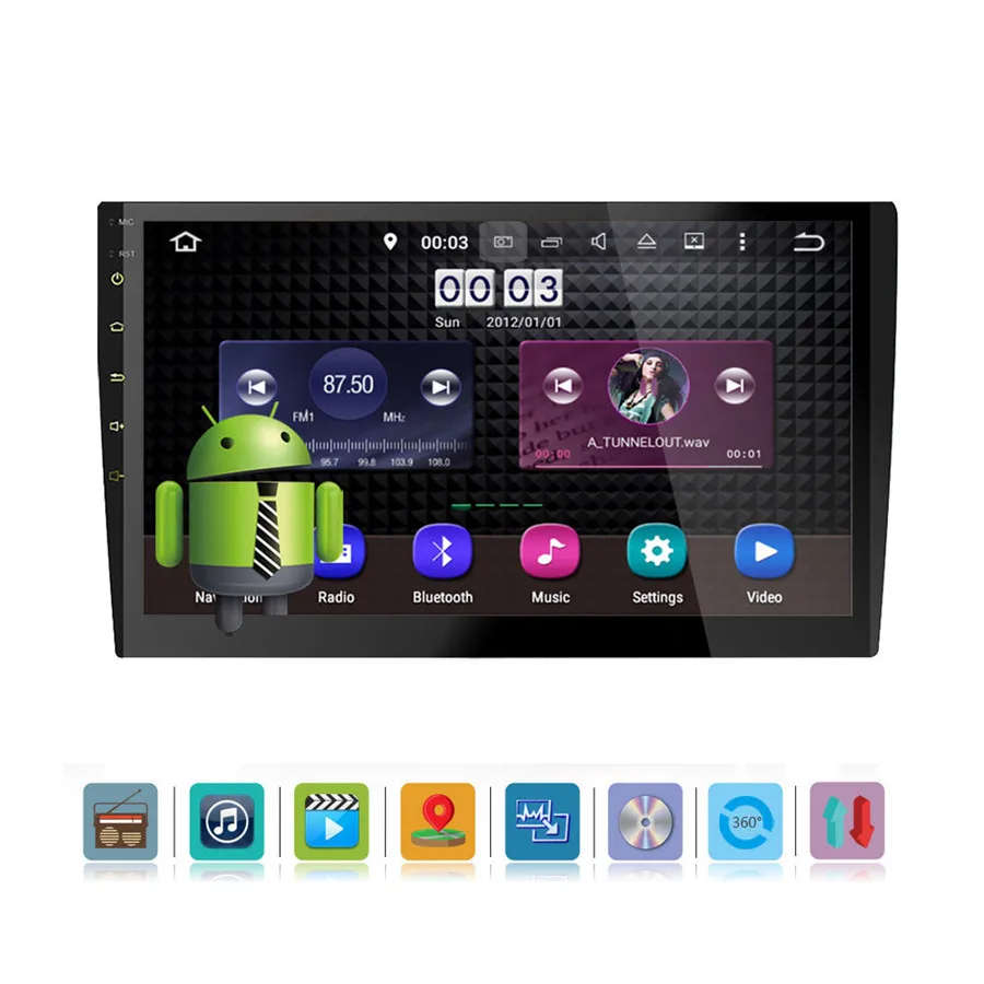 

WIFI Android 8.0 2 DIN 10.1'' Car Multimedia player Autoradio Car CD/DVD Player Touch Screen GPS Navigation