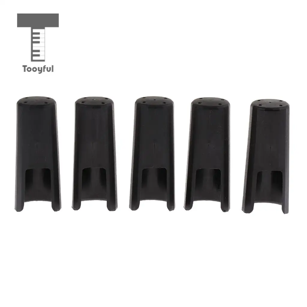 Plastic Saxophone Mouthpiece Cap 5Pcs Sax Protect Cap For Woodwind Instrument Novice Professional Sax Replacement Accessories saxophone accessories