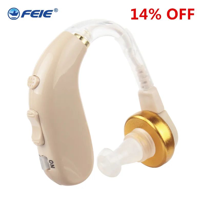 

Portable Rechargeable Earphone Best Sound Amplifier Adjustable Tone digital Hearing Aids Care S-130 Free Shipping