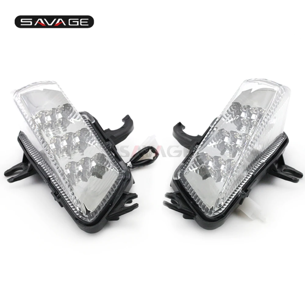  Front LED Turn Signals Indicator For KAWASAKI Z1000SX NINJA 1000/R 2011 12 13 14 15 2016 Motorcycle - 32958972855