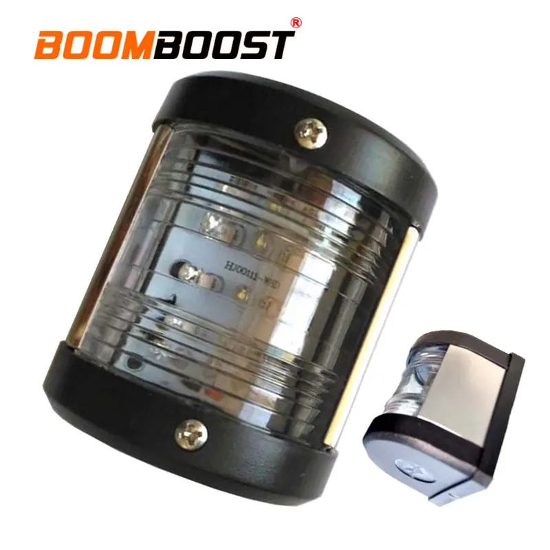 

1 Pc 12V Stainless Steel Waterproof Navigation LED Light 135 Degrees Tail Stern Light Port Bulb For Boat Marine Yacht