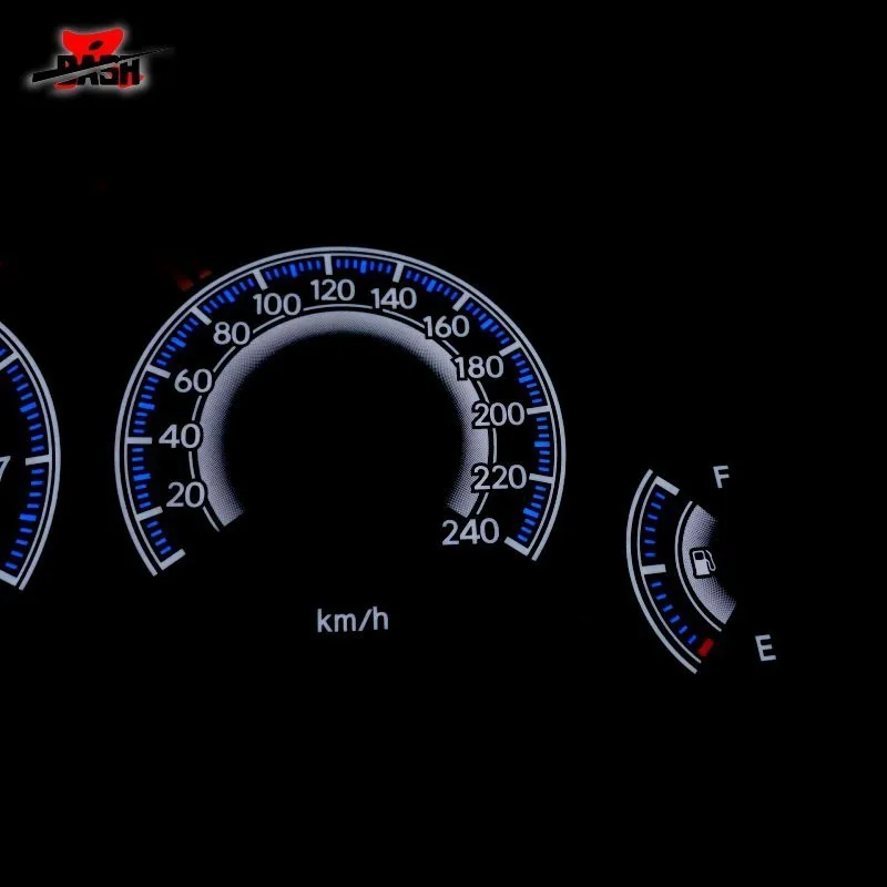 DASH EL glow gauge для Toyot Corolla AE100 светильник черного цвета с черно белой панелью 240 км 8000