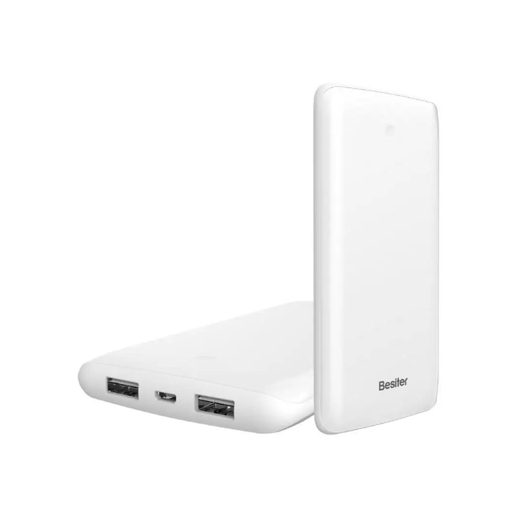 

10000mah Quick Charge 3.0 External Battery Packs for Smart Phones Battery Cell Charging Power Bank Two USB output