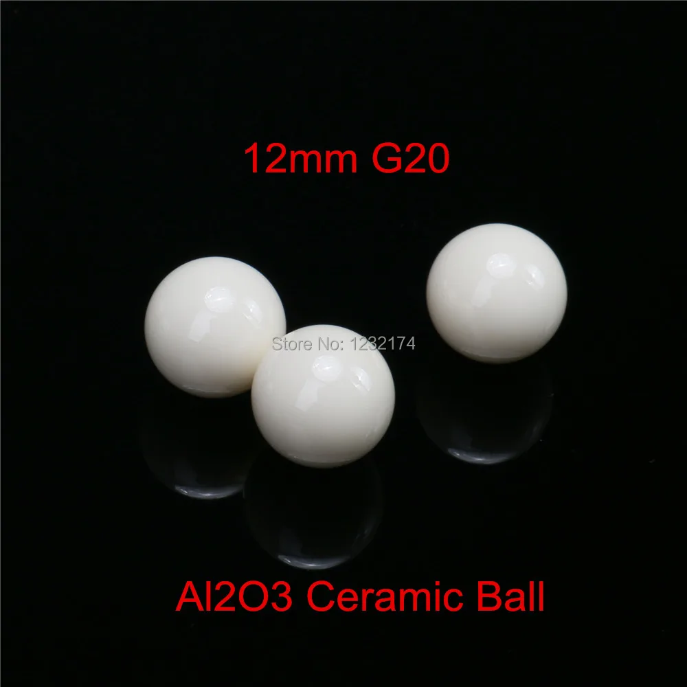 

12mm Alumina Oxide Ceramic Ball Al2O3 G20 10PCS Used for Pump/Valve/Flow-Meter/etc. 12mm Ceramic Ball