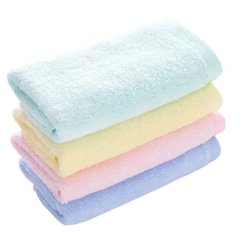 

LDAJMW Dropshipping 1pcs New Bamboo Fiber FaceTowel 25*50cm/30*60cm Face Towels Baby Care Wash Cloth Hand kindergarten Towel