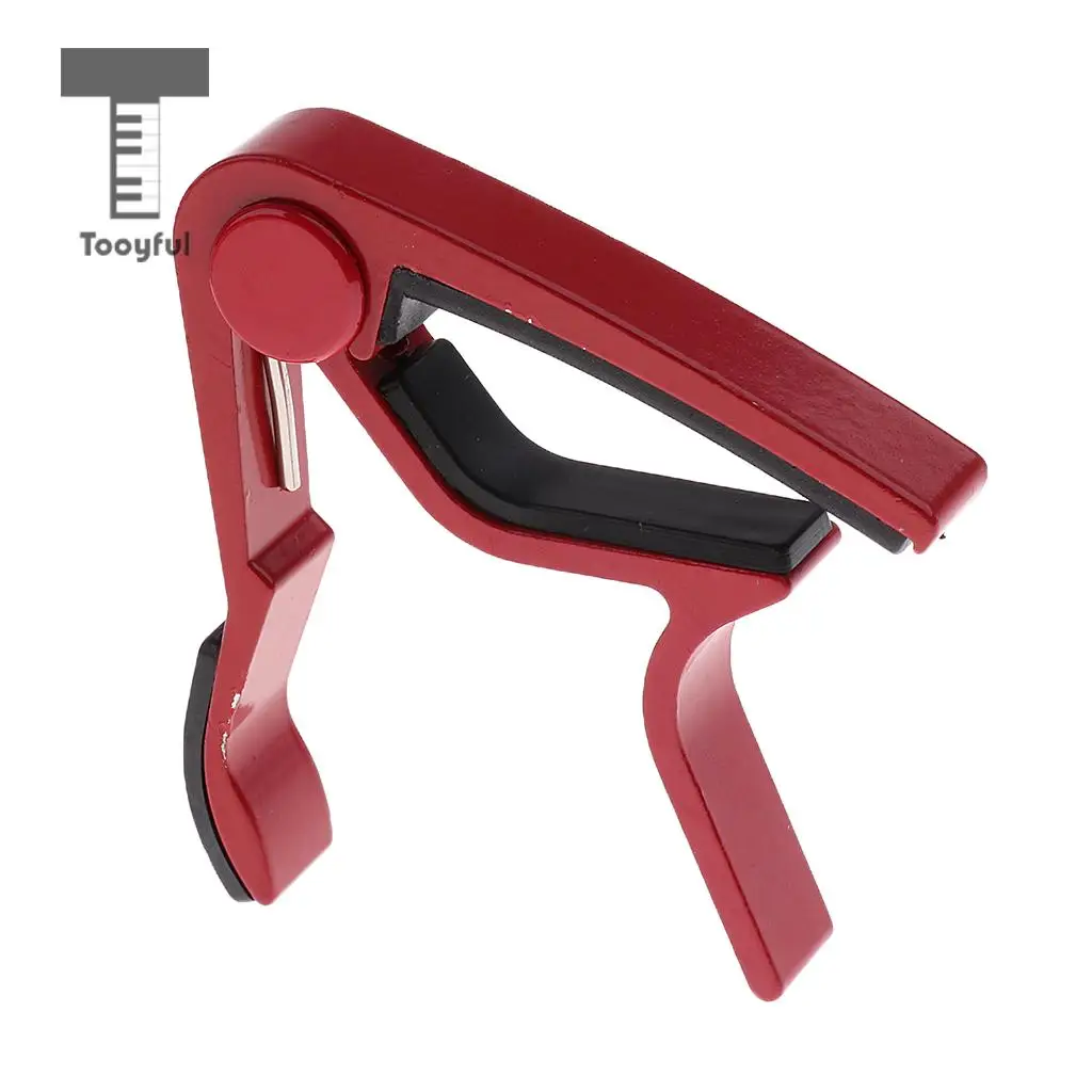 

Tooyful Acoustic Electric Guitar Capo Trigger Quick Change Key Clamp Capo