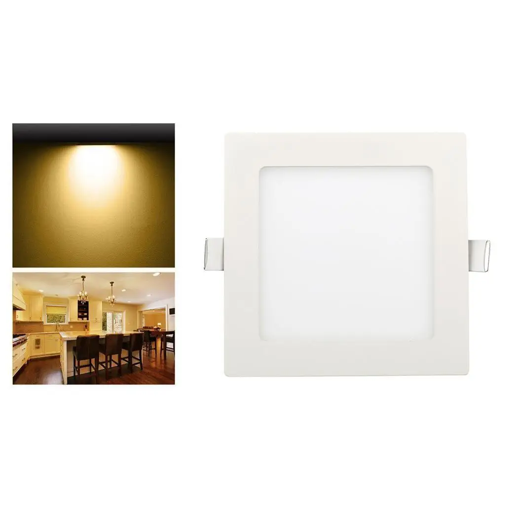 

12W Square Brightness Embedded LED Panel Light Home, Hotel LED Ceiling DC24-96V AC85-265V 50/60Hz Light