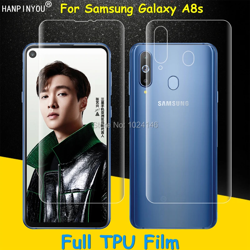 

Front / Back Full Coverage Clear Soft TPU Film Screen Protector For Samsung Galaxy A8s G8870 SM-G8870 6.4" (Not Tempered Glass)