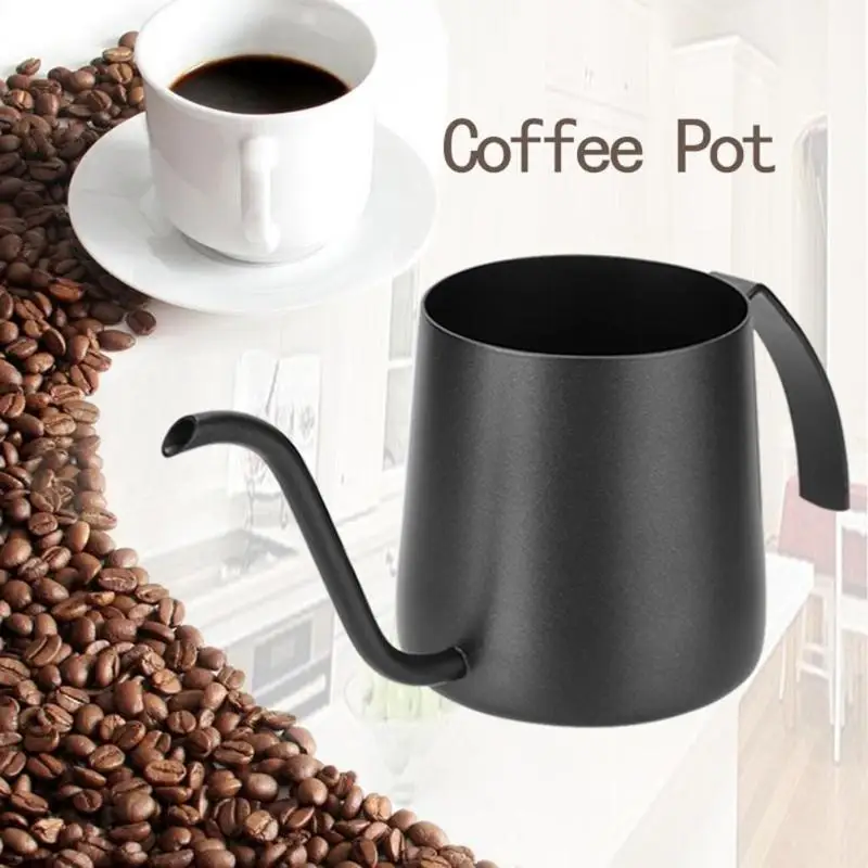 

350ML/250ML Stainless Steel Mounting Bracket Hand Punch Pot Coffee Pot Drip Gooseneck Long Mouth Teapot Kettle Pour Over Style