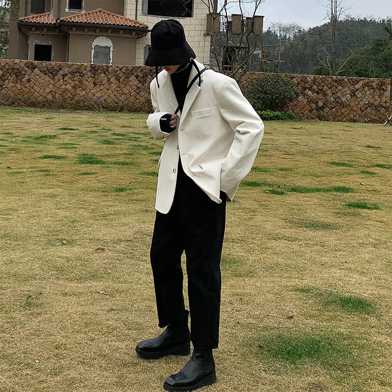 2019 новый модный Блейзер masculino veste homme костюм из хлопка в консервативном стиле