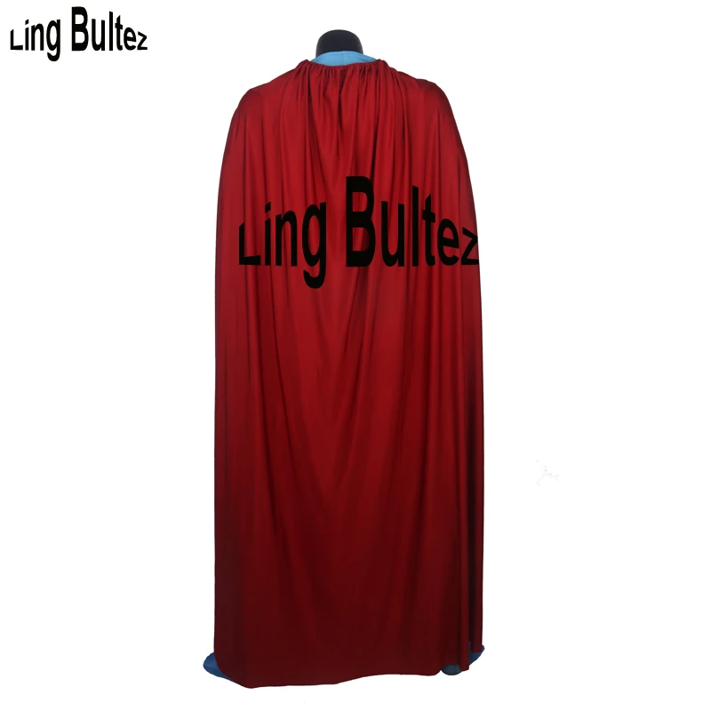 Ling Bultez Высокое качество Новые мышечный оттенок Супермен косплэй костюм для Хэллоуина рельеф логотип 3D принт супер человек
